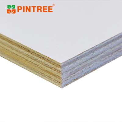 China Modern good quality and prices of hpl melamine white panels plywood with best prices for sale