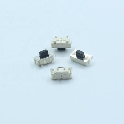 China Normally Closed Tact Switch Per Side 2 Side 3 x 6 Terminal Tact Switch White Button Tactile Switch for Musical Instruments for sale