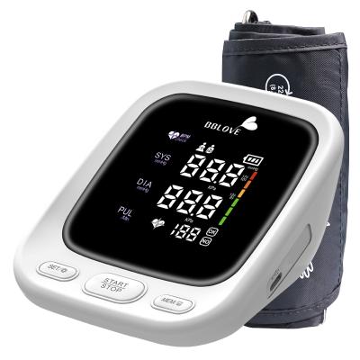 China Wholesale Digital Electronic Sphygmomanometer Tensopmetro Arm Rechargeable Boiling Point Blood Pressure Monitor for sale