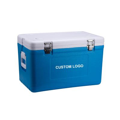 China 55L PP medical cooler box keep temperature 2-8 degree 48-72 hours for blood vaccine drug medicine and food fruitTransportation for sale