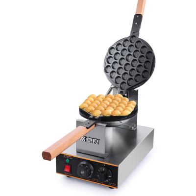 China Thermostat Adjustable Home Use Dual Mini Electric Hong Kong Automatic Plate Bubble Egg Cup Shaped Egglette Waffle Melt Maker Machine for sale