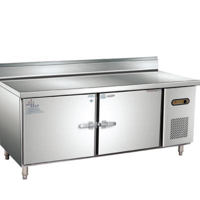 China Hot Sale Single-temperature Stainless Steel Commercial Under Drinks Counter Doors Magnetic Fridge Single Easy Fridge Display for sale