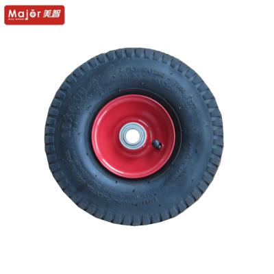 China Hotsell Pneumatic Agriculture Use 10 Inch Inflatable Rubber Wheel 4.10/3.50-4 Heavy Load Rubber Wheel for sale