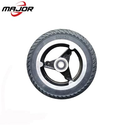 China Rubber Tire Semi-pneumatic Rubber Plastic For Dolly Trolley Cart Stair Climber Wheel Loader Automotive Rubber for sale