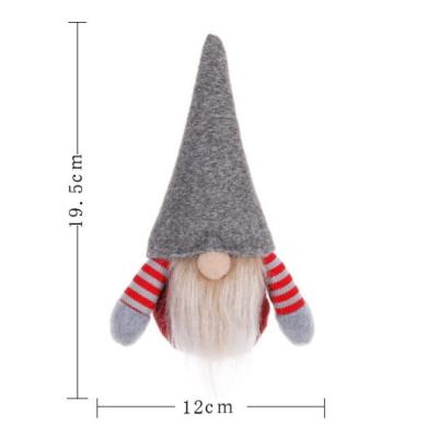 China Christmast Ornament Christmas No Face Dolls Window Decoration Funny Santa Clause Hat Toy Santa Doll for sale