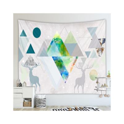 China Simple Home Wholesale Machine Washable Christmas Tapestries Decoration Wall Tapestry for sale