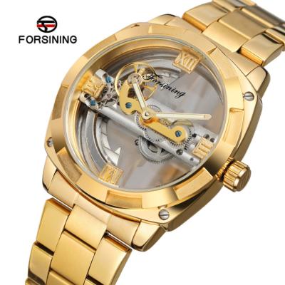 China Gold Date FORSINING Luxury Automatic Watch Men Automatic Mechanical Wrist Watch for sale