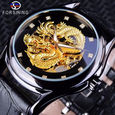 China Automatic Date Leather Strap Sell Well Forsining Brand New Automatic Watch for sale