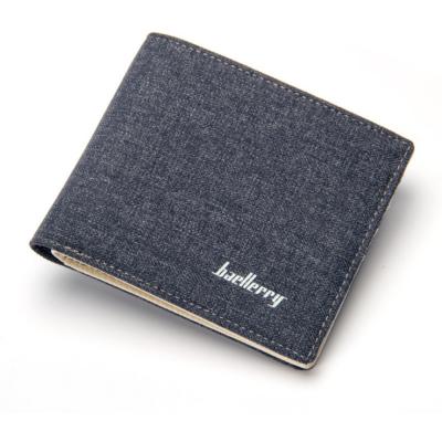 China New Design Fashion Brand Design Men's Fashionable Short Thin Wallet Male Small Purse Card Holder Pocket Purse for sale