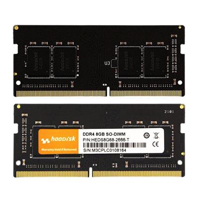 China Hoodisk High Performance 260pin Cl19 Delay 2666mhz Frequency Ddr4 8gb Laptop Memory for sale