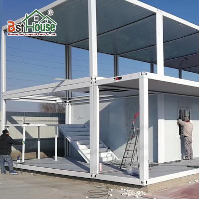 China Hotel Flat Pack Container House UPVC Sliding Window BST-dbxd5A2 for sale