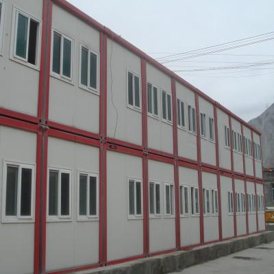 China Container House Cabin Flat Pack Container House UPVC Sliding Window for sale