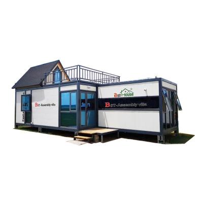 China Prefabricated house Folding Container House camping RV that can be towed and moved for sale