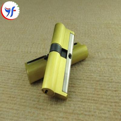 China European Brass Door Cylinder 70mm Door Lock With Three Keys for sale