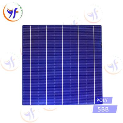 China Solar products 10 years warranty poly 5BB buy solar cell volume for sale