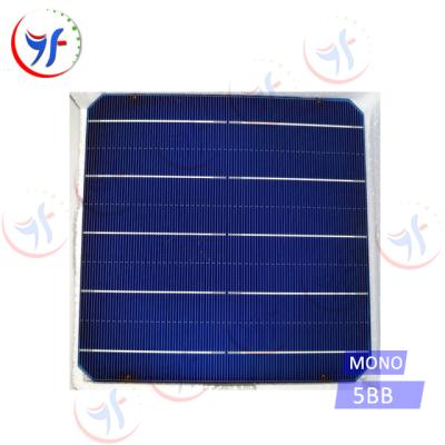 China 5bb solar cell products monocrystalline monocrystalline diy silicon 125x125 high efficiency mono silicon solar cell for sale