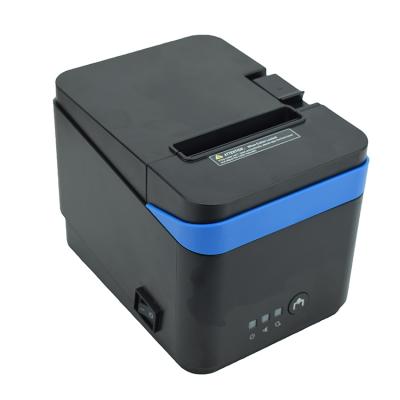 China Black And White Desktop Automatic Thermal Cutter 80mm USB Serial Port Receipt Printer for sale