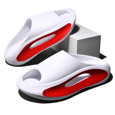 China 2023 wholesale fashion women and men's cushioning flat deeply cushioned extremely comfortable unique cloud slippers sit slippers sandals for sale