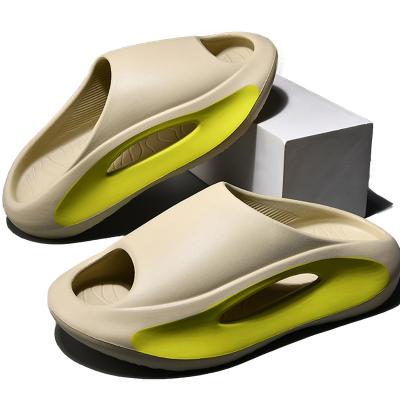 China Cushioning Men's and Women's Bathroom Fitness Indoor Slippers Sandals Toe Cushion Super Thick Non-Slip Open Pool Quick-Drying Massage for sale