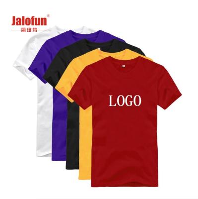 China Wholesale Customized Design T Shirts by JALOFUN Brand Logo Anti Shrink Custom T Shirt for sale