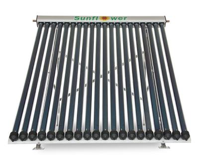 China Commercial 100L 10 Tube Pressure Heat Pipe Solar Collector Split Electronic Tube Solar Water Heater for sale