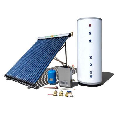 China Hotel Heat Pipe Pressurized Solar Water Heater Price 200L for sale