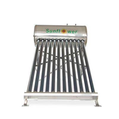 China Commercial Non Pressure Compact SFA47125818 120L Solar Water Heater With Food Grade SUS304 Stainless Steel Tank For Domestic Hot Water for sale