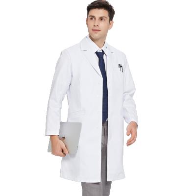 China Unisex Lab High Quality White Uniform Peak Cloth Longevity Hospital Anti-wrinkle Dustproof Leisure Scrub for Hospital for sale