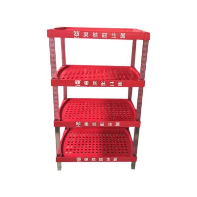 China Double Sided High Quality Plastic Supermarket Mini Multi Shelves for sale