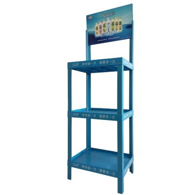 China High Demand Single Sided Recycle Material Plastic Display Stands for sale