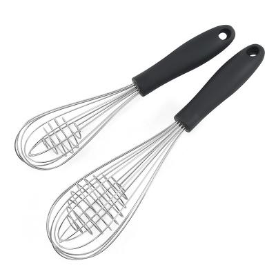 China Multifunctional Viable Amazon Wire Manual Egg Beats Tool Stirrer Kitchen Baking Cream Stirring Beater with TPR Handle for sale