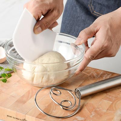 China Viable New Design High Quality 304 Stainless Steel Flour Coil Beats Mixer Egg Beater Kitchen Beater For 2 Styles for sale