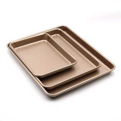 China Non-Stick Square Round Cake Pan Deep Baking Pans Set of Various Oven Viable Baking Sheets for sale