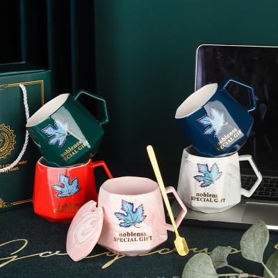 China Viable Creative Diamond Ceramic Coffee Mug for sale