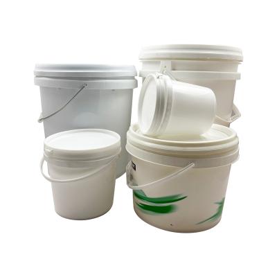 China High Quality Hot Sale 2L 5L 10L 20L 25L 5 Gallon Oxidation Resistance Plastic Pail Bucket With Lid With Handle Custom Customizable LOGO for sale