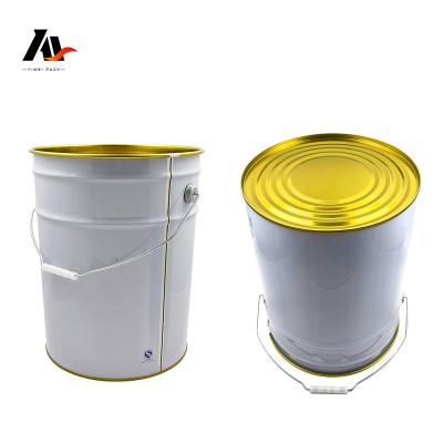 China Customizable 10L/15L/20L Oxidation Resistance 5 Gallon Paint Bucket for Paint, Coating Chemicals for Paint/Coating/Oil/Ink for sale