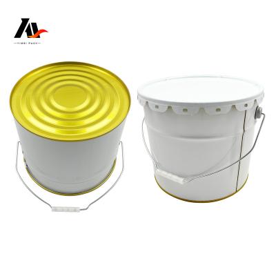 China Customizable 10L/15L/20L Oxidation Resistance 5 Gallon Paint Bucket for Paint, Coating Chemicals for Paint/Coating/Oil/Ink for sale