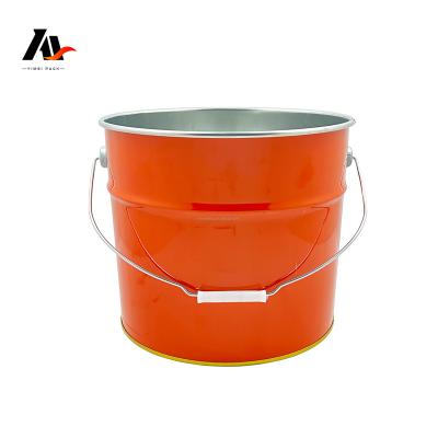 China Hot Selling 10L Oxidation Resistance Customizable Metal Bucket For Paint, Coating Chemicals for sale