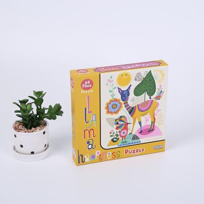 China Cartoon Toy Wholesale Children Baby Cartoon Animal Jigsaw Puzzles Customized for sale