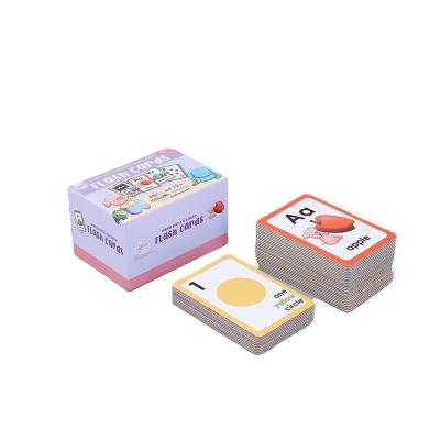 China Paper Custom Design Popular Kids Educational Card Learning Card Flash Card Learning For Children for sale