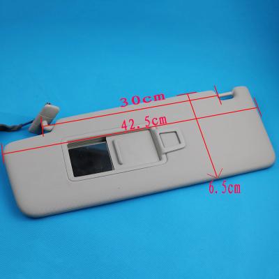 China Front Sun Visor 5TD857551 Gray Left Interior Sun Visor Panel Makeup Mirror With Cable For VW Tiguan 2018+ kodiaq 2017+ Touran 2016+ for sale