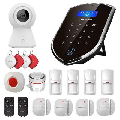 China TuyaSmart WIFI 4G GSM Smart Alarm Security Home Alarm Systems Gateway Support Alexa and Google Security Home Alarm System 007WT4R for sale