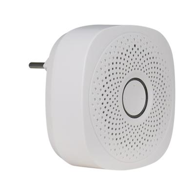 China Tuya Smart Wifi RF433 Smart Gateway Security Alarm Siren With Door Sensor 135*80*36 mm for sale