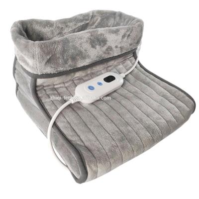 China Adjust Thermostatic Controller Electric Foot Warmer Relaxation Mow Soft Suede Comfort Heated Feet Warmer for sale