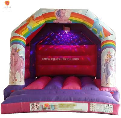 China Event jumping castle/outdoor/indoor commercial party disco bouncy inflatable bouncer for kids and adults for sale