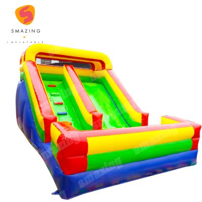 China Factory custom hot sale PVC 0.55mm good quality inflatable slide bouncer for sale for sale