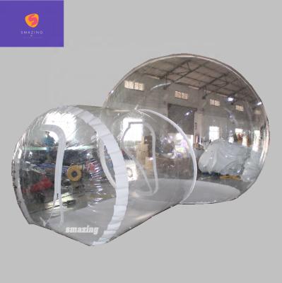 China 4M Outdoor Single Tunnel Inflatable Bubble Tent For Rent Transparent Inflatable Bubble Tent For Sale for sale