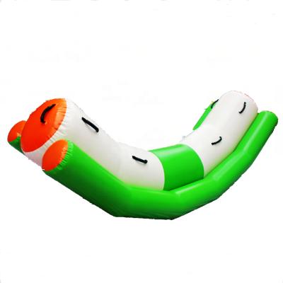 China Water Floating Entertainment Customized Outdoor Activities Inflatable Water Seesaw / Colorful Inflatable Toys Customized for sale