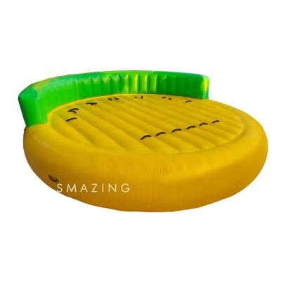 China New Water Entertainment Summer Water Sports Crazy Inflatable UFO Floating Towable Water Sports For Sale for sale