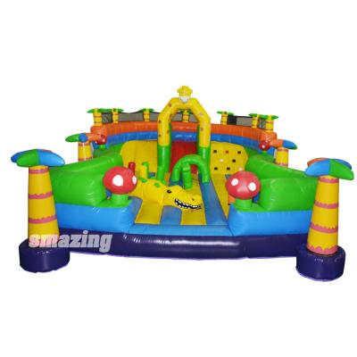 China Outdoor / Indoor Event / Professional Customize Inflatable Park Obstacle Course For Kids for sale